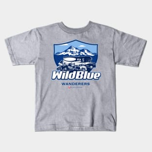 Wild Blue Wanderers Logo Kids T-Shirt